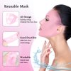 my novel things Silicone Face Mask Cover and Ice Face Pack Mask, Cooling Hot Eye Face Compress Reusable Skin Care Set for Women Acid Puffiness Relief Swelling Migraine Beauty Spa Essentials