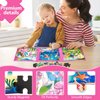 Princess Magnetic Puzzles for Toddlers 3-5 Girls, 20-25-30 Pieces Mermaid Puzzles for Kids Ages 4-6, Kids Puzzles Travel Entertainment Toys Magnet Puzzles for 2 3 4 5 6 Year Old Girls Birthday Gifts