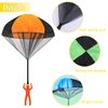 Juuxncgv 10 Pack Parachute Toy,Tangle Free Throwing Toy Parachute,Outdoor Toss It Up Flying Toys for Kids,Gifts(5 Colors)