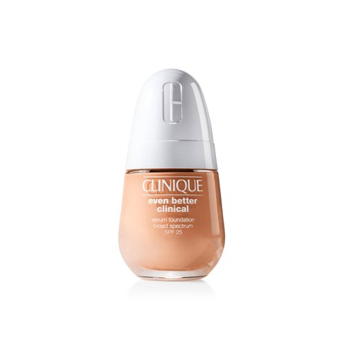 Clinique Even Better Clinical Serum Full Coverage Hydrating Foundation Broad Spectrum SPF 25 With Vitamin C, Salicylic Acid + Hyaluronic Acid For Oily Skin Types, Neutral, 1 Fl Oz