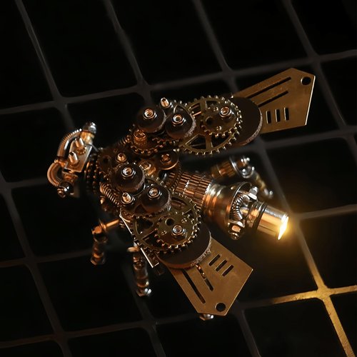 Adult 3D Metal Puzzle, Punk Insect Metal Model Set, 3D Metal Puzzle Mechanical Insect Building Blocks, Fun DIY Assembly, high-end Men's Gifts.