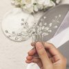 Unicra Bride Silver Wedding Hair Comb Sparkly Crystal Bridal Hair Piece Rhinestone Hair Accessorie for Women and Girls (A-Silver)