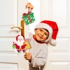 Civaner Christmas Craft Kit for Kids Christmas Tree Ornaments Hanging Art and Craft DIY Project Gingerbread House Crafts Kit Christmas Box Claus Reindeer Christmas Crafts for Kids, 6 Styles (36 Sets)