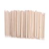 JOVANA 500 pcs Nail Art Orange Wood Sticks Cuticle Pusher Remover Manicure Pedicure Tool 120mm