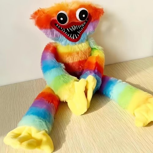 RRSDJJ Game Plush Doll Long Hair Strange Doll，15.8-inchHalloween Funny Colorful Soft Plush Dolls (Colorful)