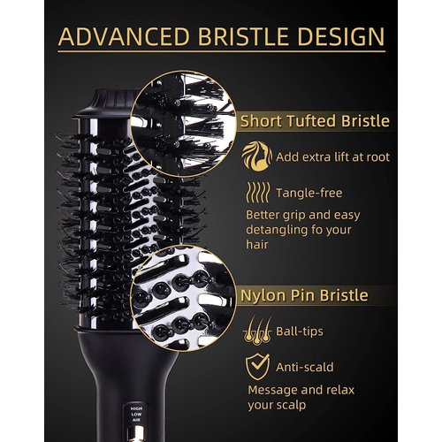 XLQ Blow Dryer Brush in One, Flexible Styling with Upgraded Design, Voltage Hot Air Brush, Ideal for Hair Care in One Styler Types Airbrush