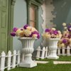 iLAND Miniature Dollhouse Accessories, 2pcs Dollhouse Plants w/Dry Flowers (2pcs Mini Urn Planters w/Flowers)