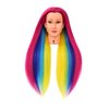 HairZtar 30" Synthetic Fiber Mannequin Head (Long and Thick) Hairdresser Training Head Manikin Cosmetology Head (VICKY+C)