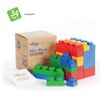 UNiPLAY Mix Soft Building Blocks - 34-Piece Set for Infant Early Learning, Cognitive Development, and Toddler Creative Play - Ages 3 Months+