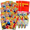 Miraculous Ladybug Party Favors Set Bundle ~ 12 Miraculous Grab n Go Play Packs with Coloring Pages, Stickers and More (Miraculous Party Supplies)