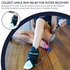 THE COLDEST Ankle Ice Pack - Ice Wrap w/Cold Gel Pack & Air Compression - Faster Recovery Ankle Sleeve Compression Support for Achilles Tendon Injuries, Plantar Fasciitis, Swelling, & more