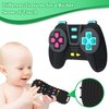TIEDXIOY【BPA Free,CPC-Certified】 2 Pack Silicone Remote Control and Game Controller Teething Toys for Baby 3-12 Months, Silicone Chew Toys Baby Teether Toys for Toddlers, Baby's Christmas Gift