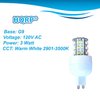 HQRP Dimmable G9 36 LEDs SMD3528 120V AC LED Bulb Warm White