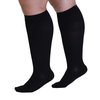 Mojo Compression Socks for Women and Men 20-30mmHg Knee High - Graduated Knee High Compression Stockings for Bariatric Surgery Recovery, Edema, DVT - Black, Medium - AB201