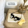 Evelots Laying Down Reading Glasses - Look Down Bed Glasses - High Definition - Lazy Bed Prism Spectacles Horizontal Glasses - Read and Watch TV in Bed - Use Over Your Glasses - Unisex