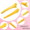 Geosar 24 Pcs Hair Sectioning Clips, Duck Billed Hair Accessories for Styling, Plastic Hair Clips with Container, 2.95 Inch, Colorful, for Women