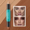 Vawolecy Dual-Ended Contour Stick, Face Shaping & Contouring Stick, Highlighter Makeup Pen for All Skin Tones