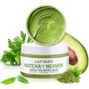 LILY SADO Green Tea Matcha & Avocado Face Mask - Organic Natural Vegan Facial Mask - Anti-Aging Antioxidant Defense Against Acne, Blackheads & Wrinkles for a Soft Glowing Complexion – 4 oz
