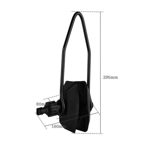 ISURE MARINE Universal Rectangular Outboard Motor Water Flusher Boat Ear Muff Engine Flusher for Marine Boat