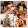 Yoyuspy Pizza Temporary Tattoos Decorations - 200+ Pizza Birthday Party Favors Gifts Supplies Decorations Pizza Theme Cute Tattoo Stickers Girls Boys Pizza Party Tattoos Favors Decor