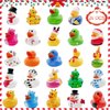 24 PCS Christmas Rubber Ducks，Baby Bath Toys Assorted Duckies，Christmas Party Favor for Kids ,Christmas Style Design Ducks Toys for Christmas Stocking Stuffers,Baby Showers,Birthday Gifts(Christmas)