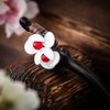 Handmade Wooden Hair Stick Women Retro Hairpin Flower Decor Hair Chopsticks for Long Hair Model A