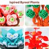 Christoy Mini Succulents Surprise Box Toys DIY Simulation Mini Particle Flower Botanical Collection Construction Building Blocks Toy Sets Random Gifts for Kids Friends Family (1PCS)