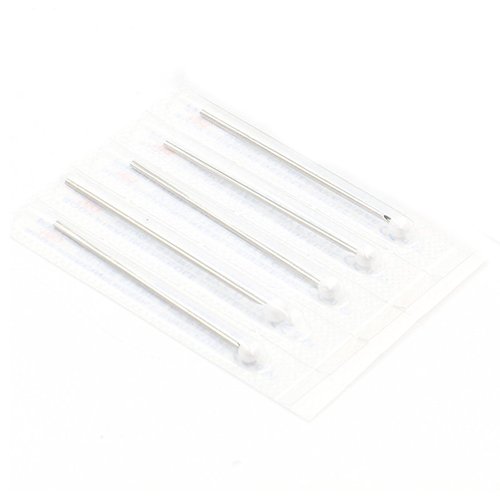 BodyJewelryOnline LionGothic Sealed Body Piercing Needles, 100% Sterilized [5 Pieces Set], 14 Gauge Thickness, Stainless Surgical Steel, Hypoallergenic, Nickel-Free, User Friendly