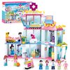 Sluban Friends Hospital Building Sets for Girls 6-12, City Physical Examination Center Playset with 5 Minifigures, Compatible with Lego Friends, Christmas Thanksgiving Day Gifts for Kis Ages 8-12