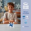 Plus Plus 3D Puzzle Building Block Set, 70 Mini Interlocking Pieces, Fun Holiday Activities for Kids - Snowflake Mini Maker Tube