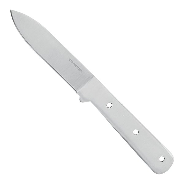 Condor Tool & Knife Kephart Blade Blank - 1075 High Carbon Steel Knife Blanks with a Polished Finish - Fixed Blade Knife Blanks for Knife Making - Product is Sold Without Sheath - 4.5 in Blade - 3.5oz