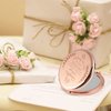 Soulpetals Daughter Gift from Mom, Birthday Gifts for Daughter Adult, Gifts for Daughters from Mothers, Daughter Wedding Gift from Mom to My Daughter Makeup Compact Mirror