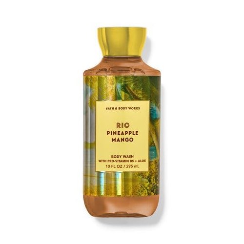 BBW White Barn RIO PINEAPPLE MANGO Shower Gel 10 fl oz / 295 mL