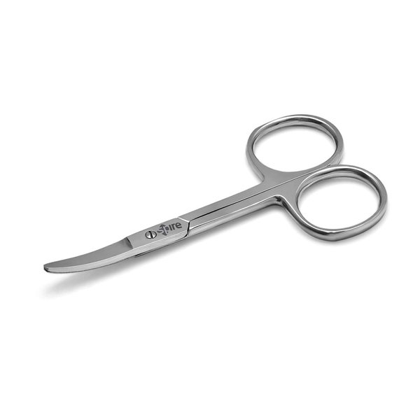 Baby Nail Scissors With Round Tip 4.5" Eyebrow, Dry Skin, Eyelash, Nose Hair For Men And Women Daily Use