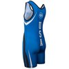 KO Sports Gear - Unisex Wrestling Singlet (USA Blue, Youth Medium)