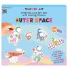 Together Art Outer Space Storytelling Art Box – 7 Backgrounds & 9 Coloring Sticker Sheets, Creative Projects for Kids Age 3+, Family-Friendly