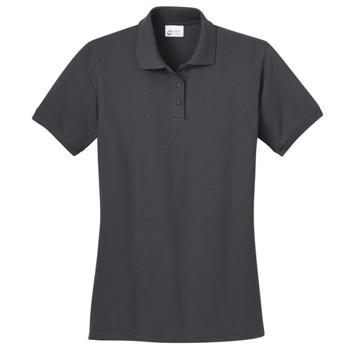 Port & Company Women's Ring Spun Pique Polo 4XL Charcoal