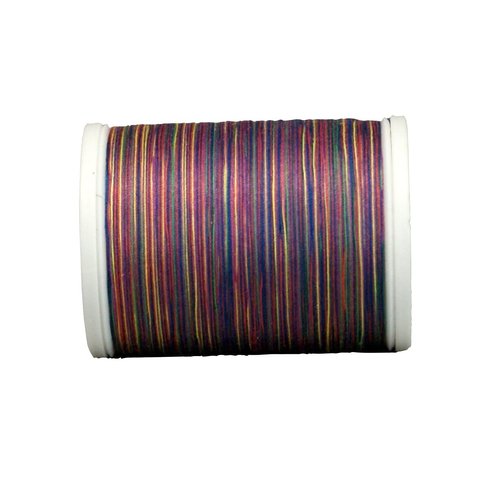YLI 24450-11V 3-Ply 40wt T-40 Cotton Quilting Variegated Thread, 500 yd, Primary