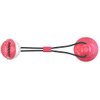 Pet Life Grip N Play Treat Dispensing Ball Shaped Suction Cup Dog Toy, Red