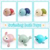 Baby Bath Toys, 6 Pack Cute Swimming Water Bath Toys for Toddlers Boy Girls Toys for 1 2 3 4 Year Old, Floating Wind-up Bathtub Toys for Baby Pool Toys Toddler 1-3