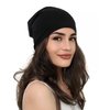 CAPLORD Bonnet Silk for Sleeping Satin Hair Bonnets Black Women Silk Sleep Cap Satin Hair Bonet for Curly Hair for Men Night Hair Wrap Head Cover Scarf Protect Braids