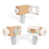 Wooden Mini Pretend Video Camera Toy for Toddlers 1 2 3 Years Old, Christmas Birthday Gifts Photographed Props for Boys Girls Children Kids