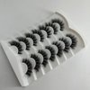MYMYDA Eye Lashes Natural Look Clear Band Cat Eye False Eyelashes Fluffy Mink Fox Lashes Wispy 5D Volume Durl Lashes Strip Eyelash Extension Look