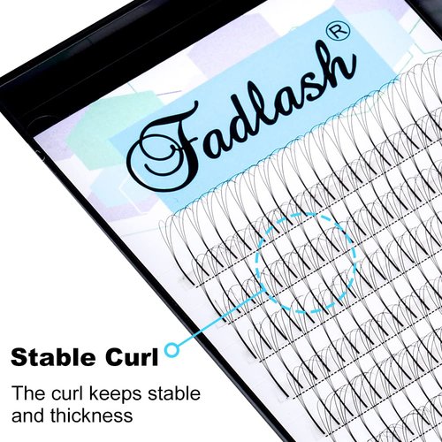 Volume Lash Extensions Premade Fans Eyelash Extensions Long Stem 3D 5D 6D Premade Lash Extensions Fans 0.07 0.10 9-22mm Available Premade Lash Fans (3D-0.10D, 14mm)