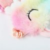 Cute Animal Sleeping Sleep Mask Soft Plush Blindfold Cute Rabbit Panda Koala Eye Cover Eyeshade for Kids Teens Girls Women (Unicorn Rainbow)