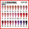 Maybelline Color Sensational Lipstick, Lip Makeup, Matte Finish, Hydrating Lipstick, Nude, Pink, Red, Plum Lip Color, Copper Rose, 0.15 oz; (Packaging May Vary)