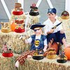 Gameza Pirate Party Decorations - 9PCS Pirate Party Honeycomb Centerpieces Table Decorations Pirate Decorations for Birthday Party Baby Shower Table Decoration Supplies Kids Boys