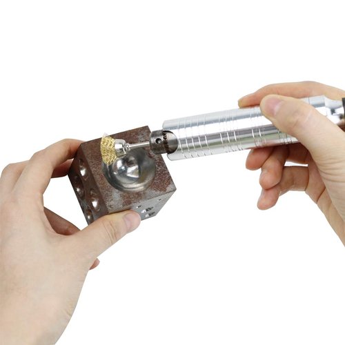 PHYHOO Brass Wire Brushes Cup Wheels Polish Cleaning Brush Kit Polishing Attachment Die Grinder Rotary Tools Accessories 3 MM Mandrel 60 Pieces