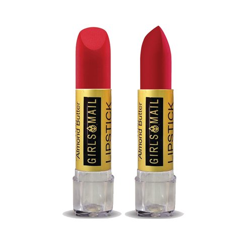 GIRLS MAIL Rose Organic Lip Treatment Tinted Butter Balm Almond Oil Infused Red Masterpiece Mini Lip Scrub Perfect For Fitness Model Hairstylist Female Freelancer Hairdresser Makeup Artist