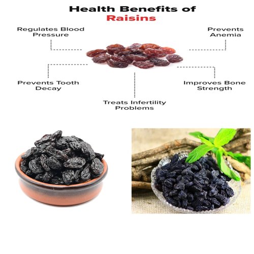 Secret Garden`s Natural California Black Dried JUMBO Fresh Raisins Seedless, Premium Quality, ready to eat resealable bag(1LB)